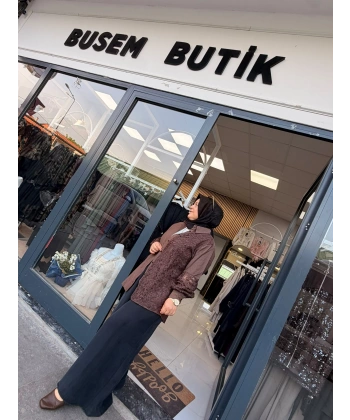 Masal Gömlek Kahverengi