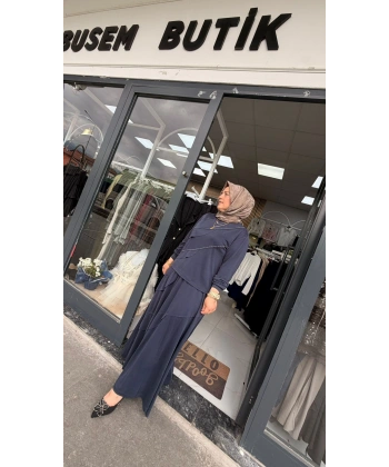 Alina İkili Takım Lacivert