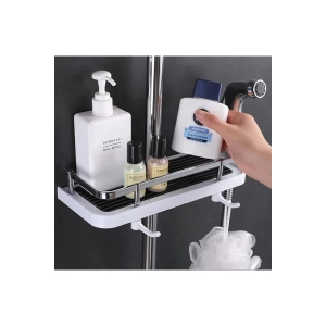Banyo Duş Organizer Sabunluk Metalik Korumalı