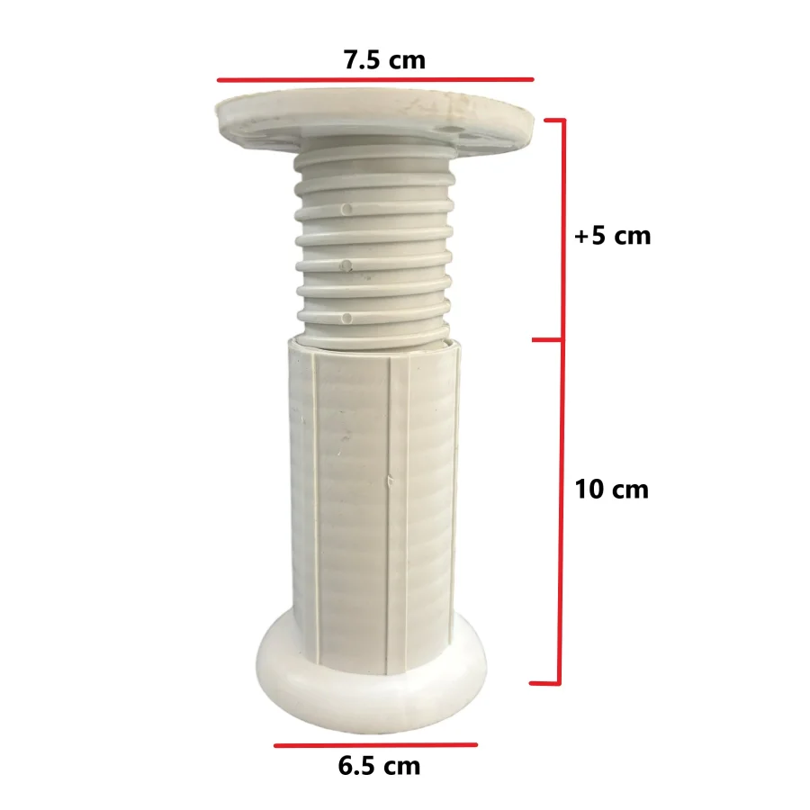 10-15 Ayarlanabilir Beyaz Jumbo Ayak