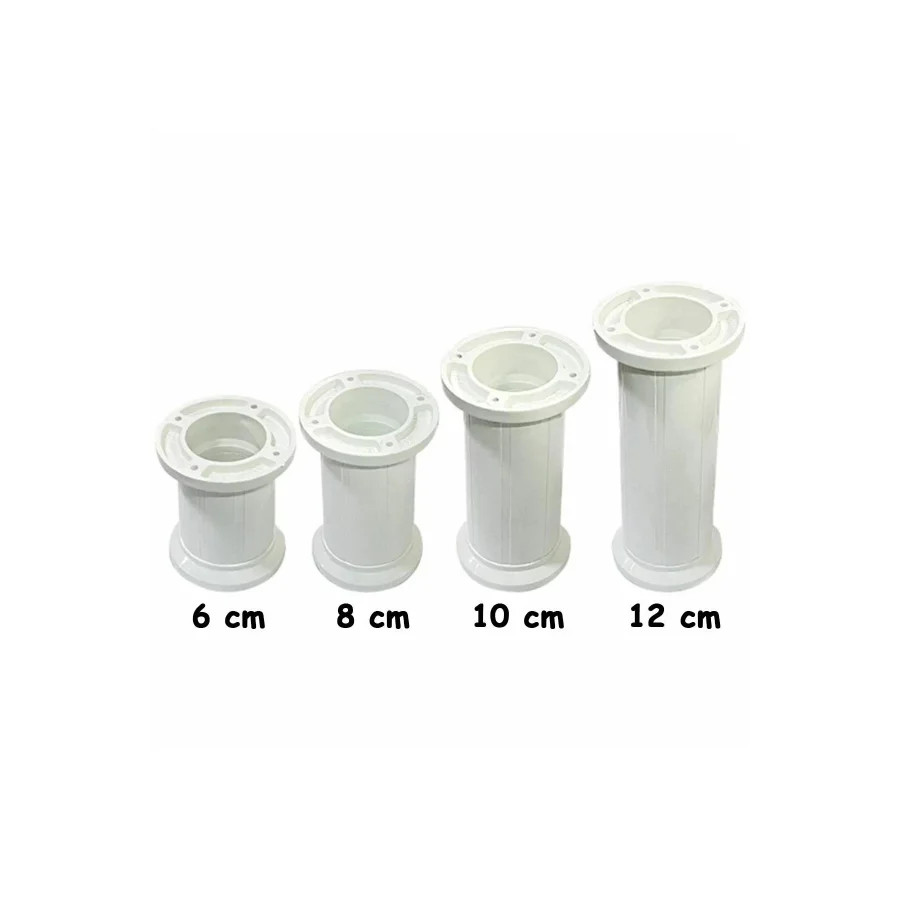 10 Cm Beyaz Jumbo Ayak Ayarlanabilir Mobilya Ayağı