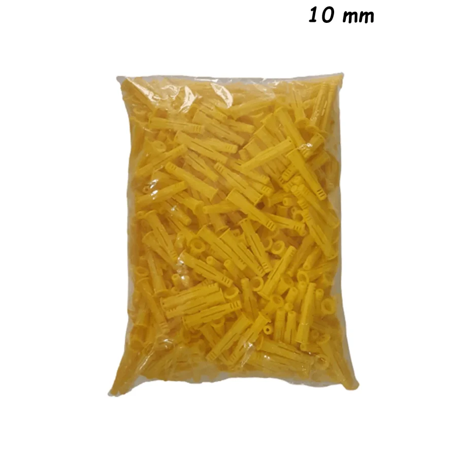 10 Mm Sarı Roket Dübel Paket 100 Adet