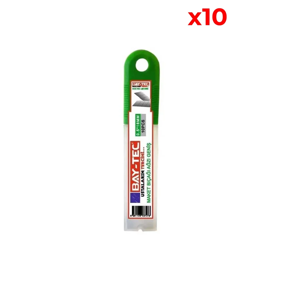 100lü 0.5x18mm Maket Bıçağı Ağzı Yedek Uç MK1560