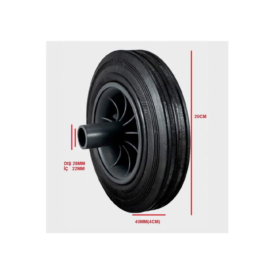 120-240 Lt Çöp Konteyner Tekeri