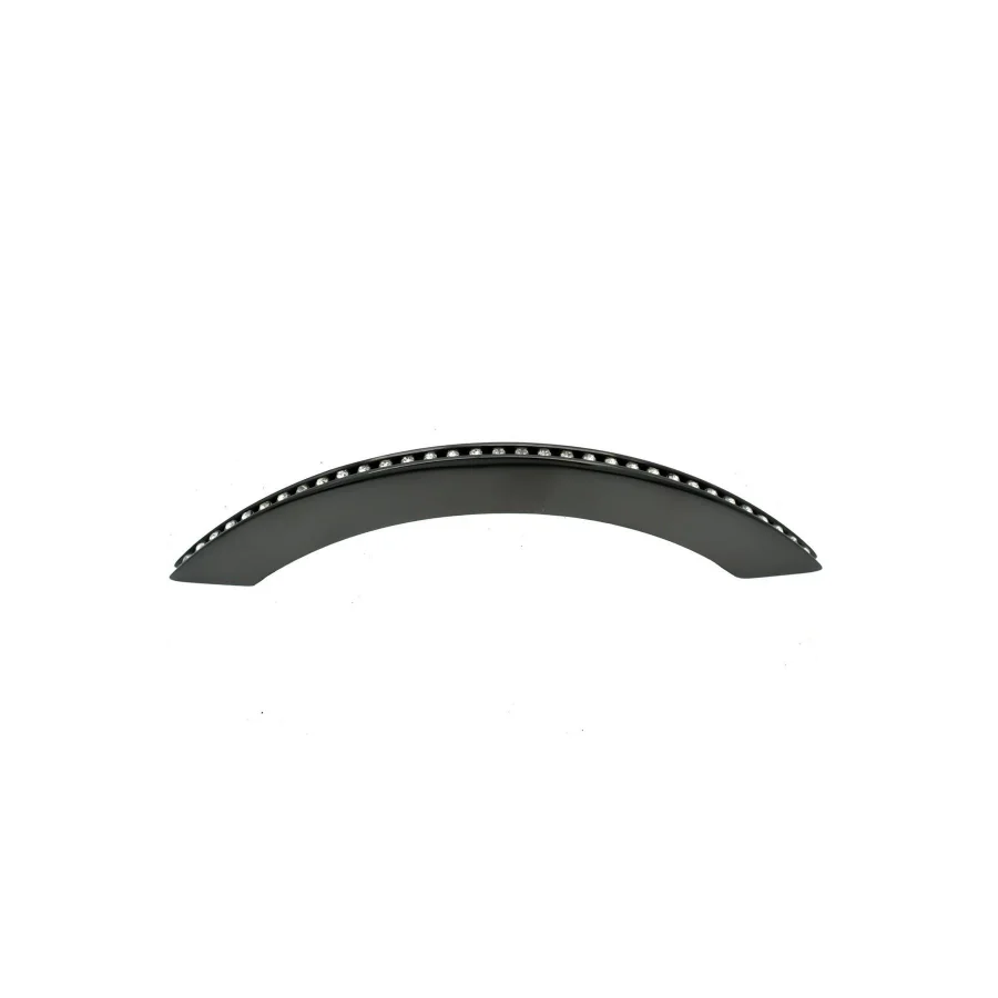 128 mm Taşlı Antrasit Kulp Mobilya Kulpu