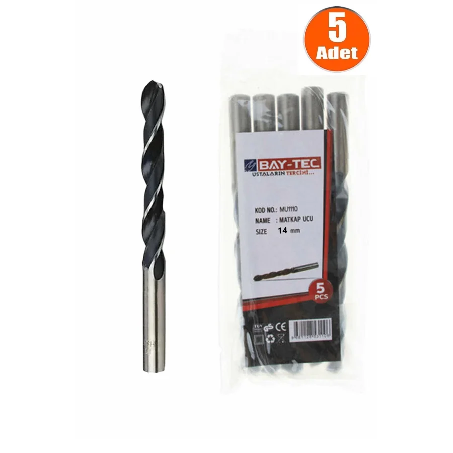 14mm Hss Matkap Ucu Paket 5 Adet