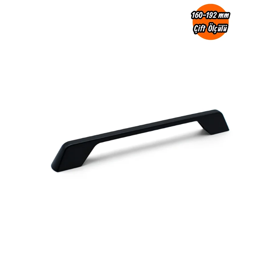 160-192 mm Çift Ölçülü Lort Kulp Siyah