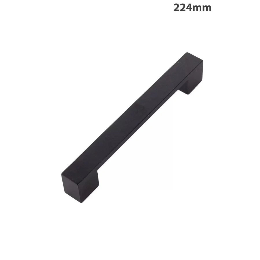 224 mm Köprü Siyah Kulp Mobilya Kulpu