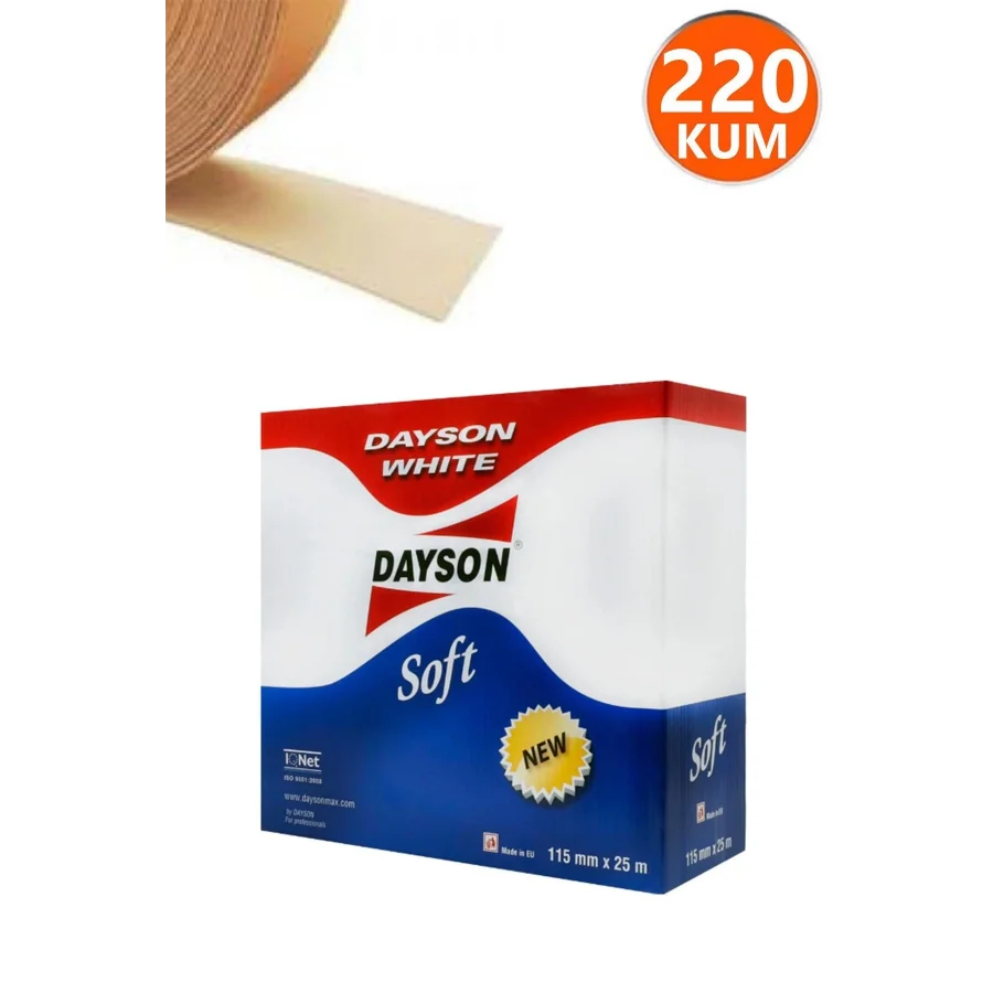 220 Kum Dayson Soft Sünger Zımpara Kutu 25 Metre