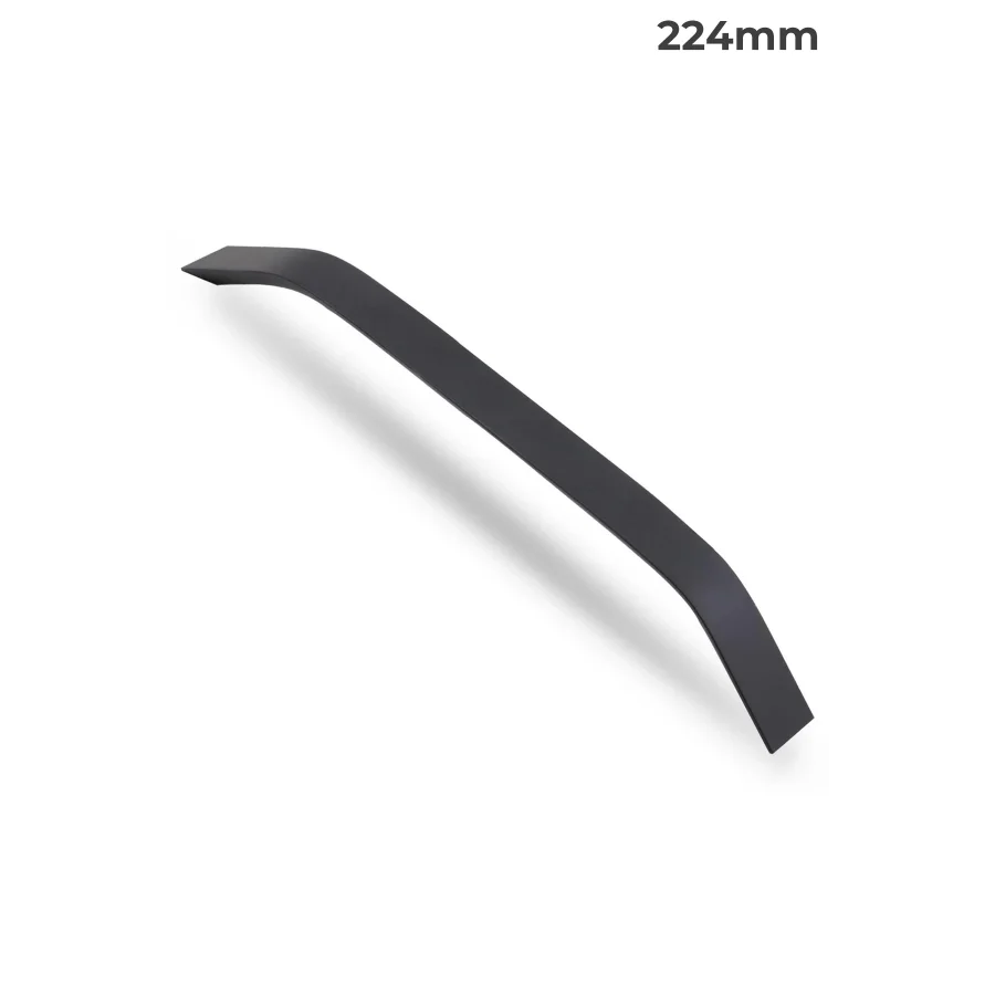 224 mm Yeni Şahin Metal Kulp Mat Siyah Mobilya Dolap Kapak Çekmece Kulpu