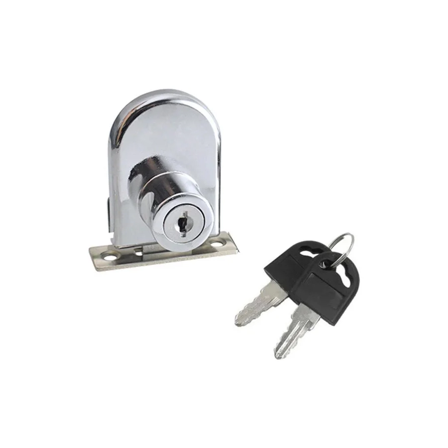 408 Tekli Cam Kapak Vitrin Kilidi Oval