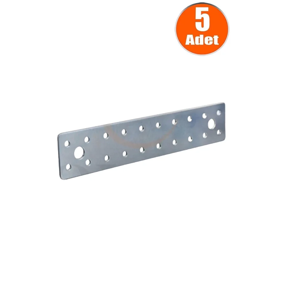 4x20 Mobilya Bağlantı Düz Demir Gönye Sabitleme 5 Adet