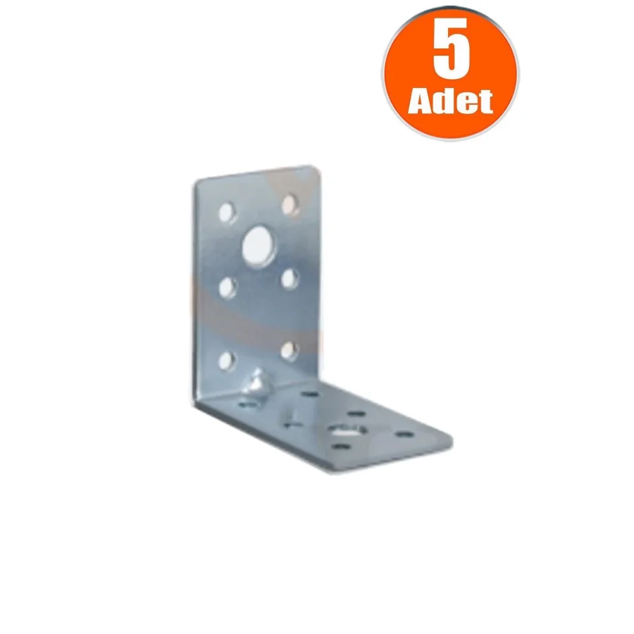 4x6x6 Mobilya Dolap Köşe Bağlantı L Demir Gönye Sabitleme 5 Adet