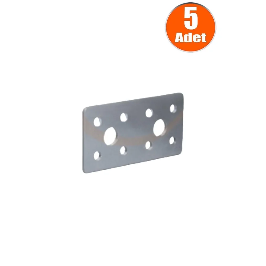 4x8 Mobilya Bağlantı Düz Demir Gönye Sabitleme 5 Adet