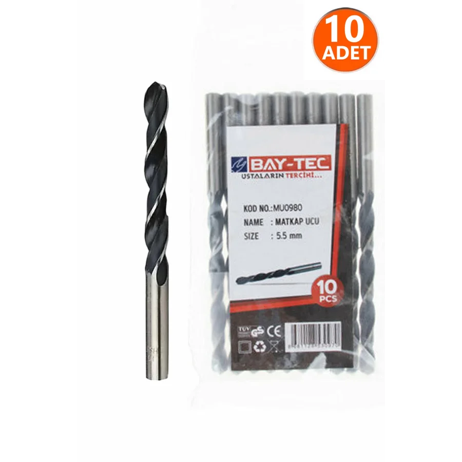 5.5mm Hss Matkap Ucu Paket 10 Adet