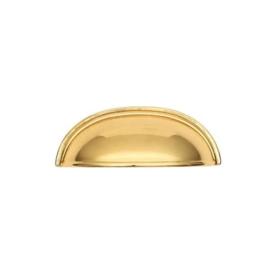 64 mm Altın Midye Kulp Gold Tas Mobilya Kulpu