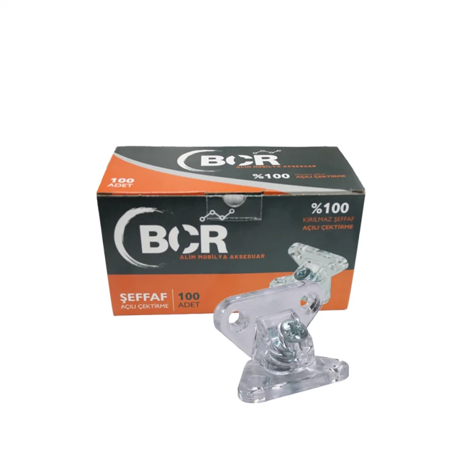 Nobel Şeffaf Çektirme Kelebek Bağlantı Paket 100 Adet