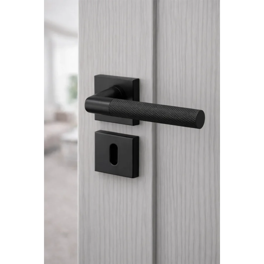 Nobel Hatay Siyah Rozetli Kapı Kolu