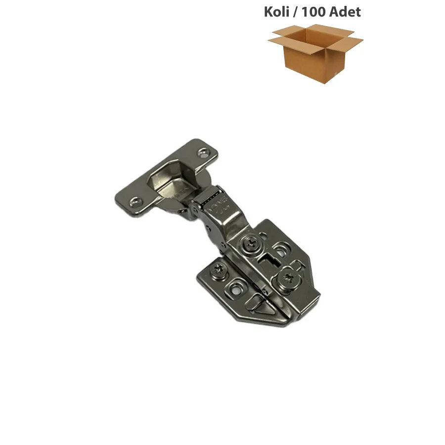 Minnes 3D Ayarlı Frenli Yarım Deve Menteşe Koli 100 Adet