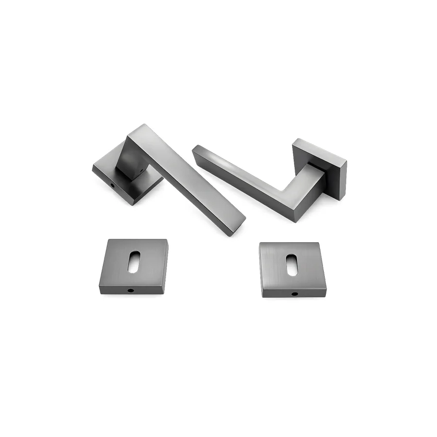 Nobel Karsima Satine Füme Rozetli Kapı Kolu