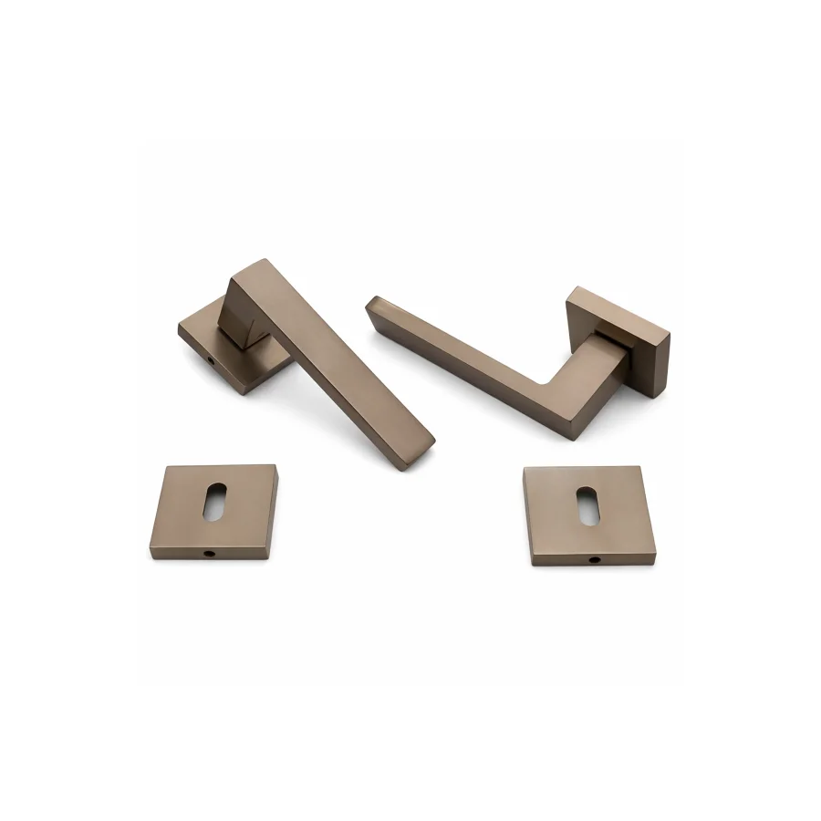 Nobel Karsima Satine Bronz Rozetli Kapı Kolu