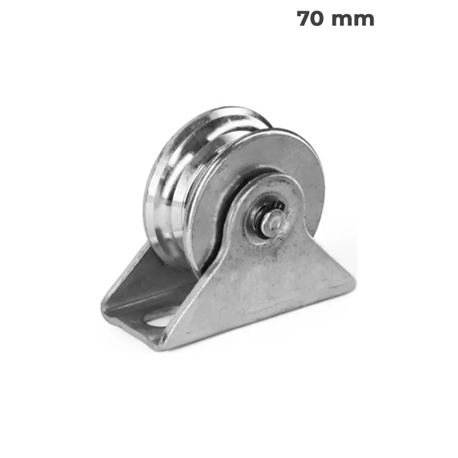 70mm Raylı Kapı Makarası Demir Kapı Tablalı Ray Tekeri