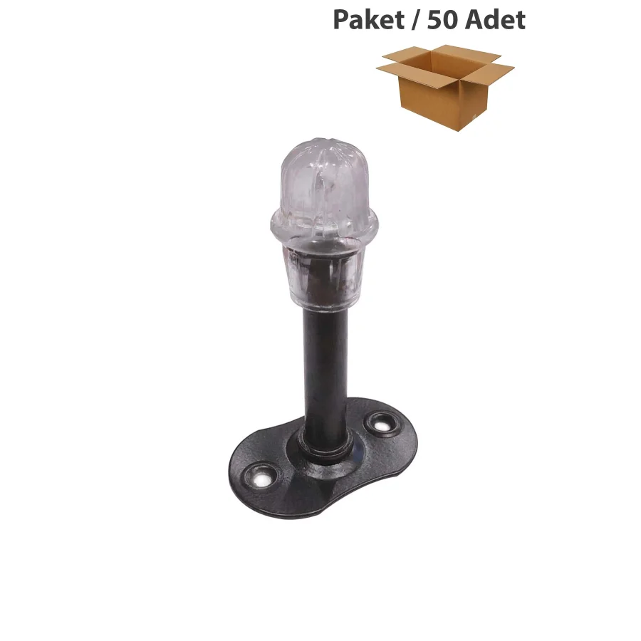 8 Cm Kapı Tamponu Metal Kapı Stoperi Siyah Koli 50 Adet