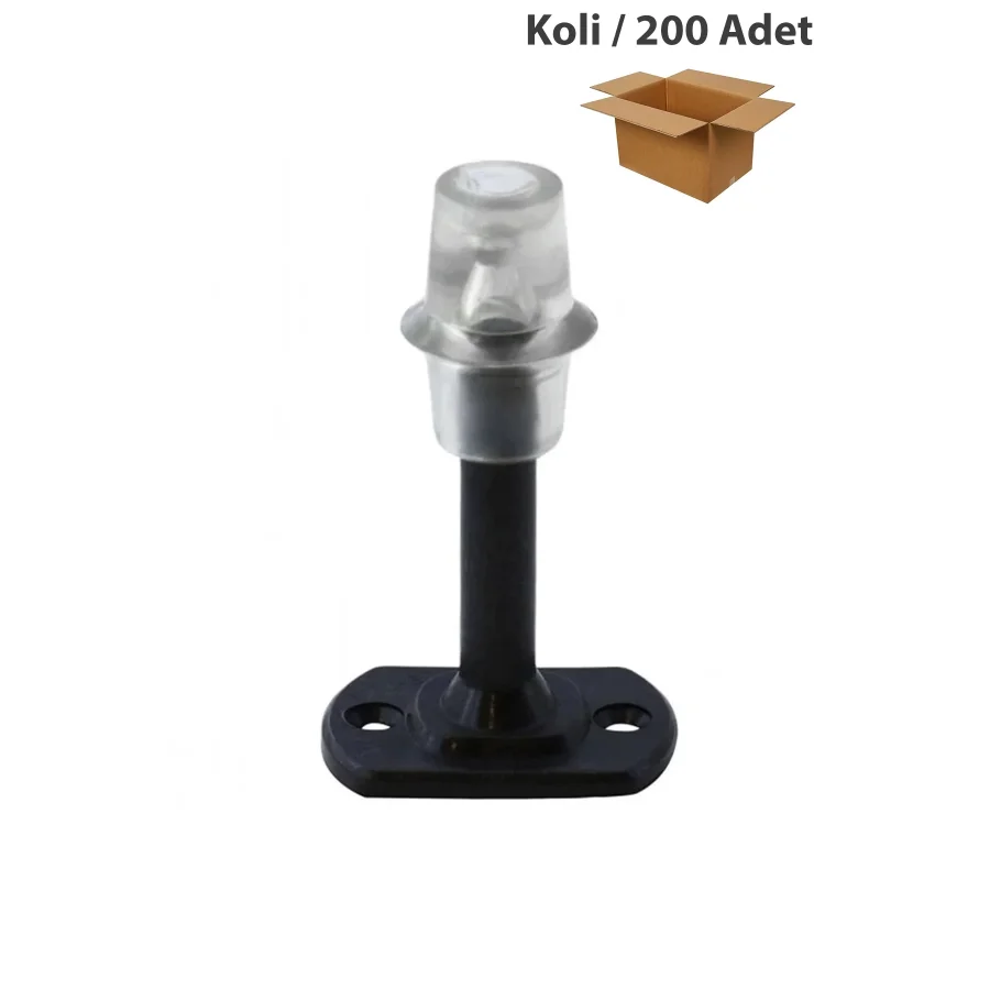 8 Cm Siyah Kapı Tamponu Plastik Koli 200 Adet