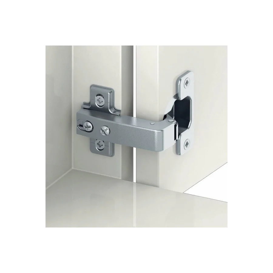 90 Derece Frenli Açılı Menteşe Dolap Kapak Menteşesi Taban Dahil