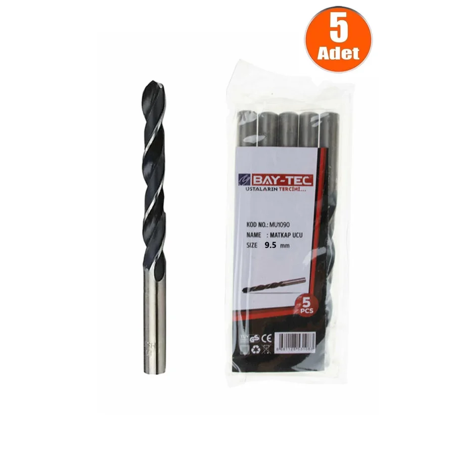 9.5mm Hss Matkap Ucu Paket 5 Adet