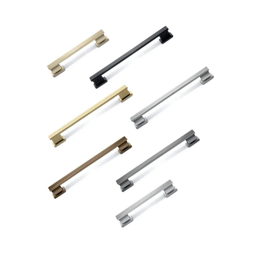 96 - 128 mm Çift Ölçülü Bora Lüks Zamak Kulp