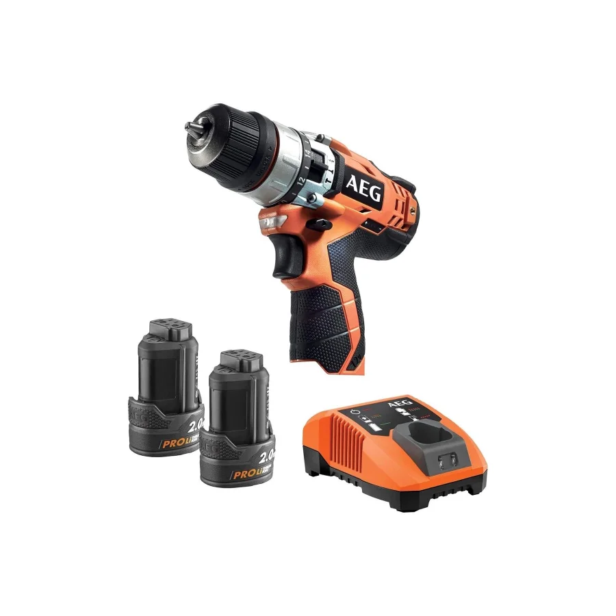 AEG BS 12 C2 LI Çift Akülü Matkap Lithium ion 12 V; 2.0 Ah