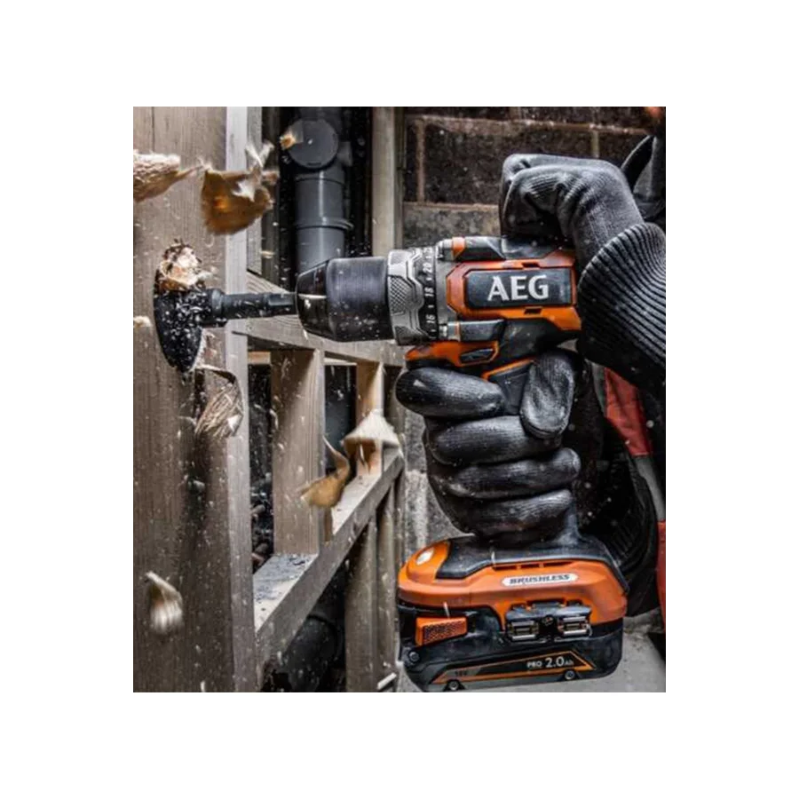 AEG BS 18SBL-202C Kömürsüz Çift Akülü Matkap