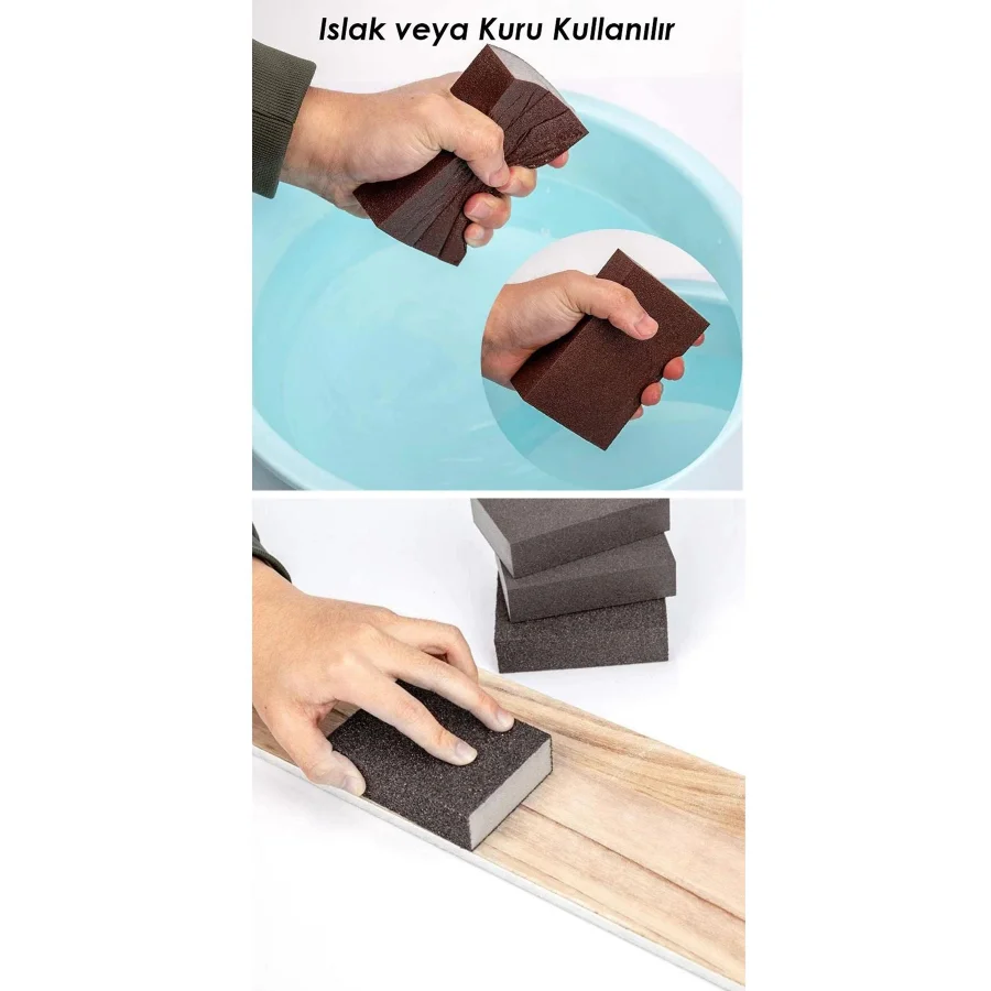 Ahşap İçin Sünger Zımpara
