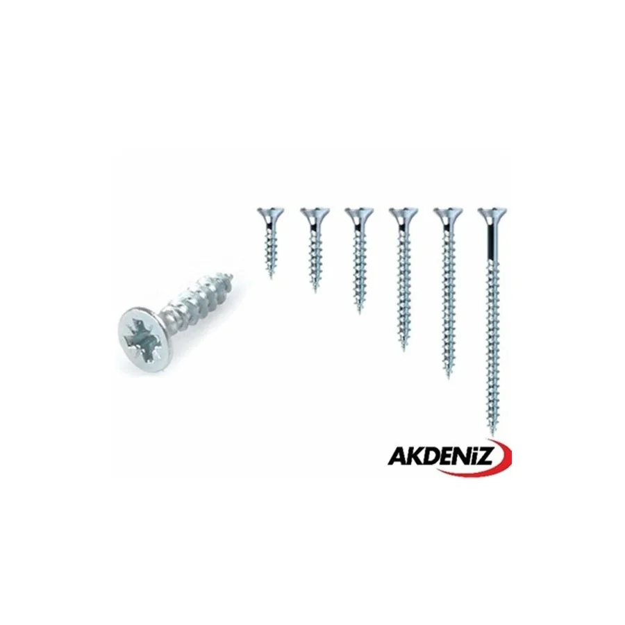 Akdeniz Sunta Vidası 3.5x13 Kutu 1000 Adet