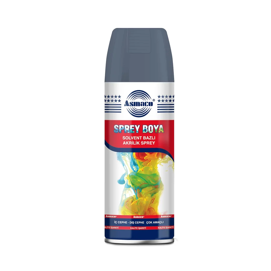 Asmaco Antrasit Akrilik Sprey Boya 400 Ml