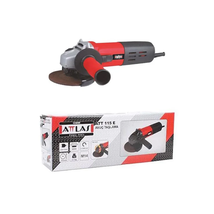 Attlas ATT 115 E Devir Ayarlı Avuç Taşlama Spiral 800 W