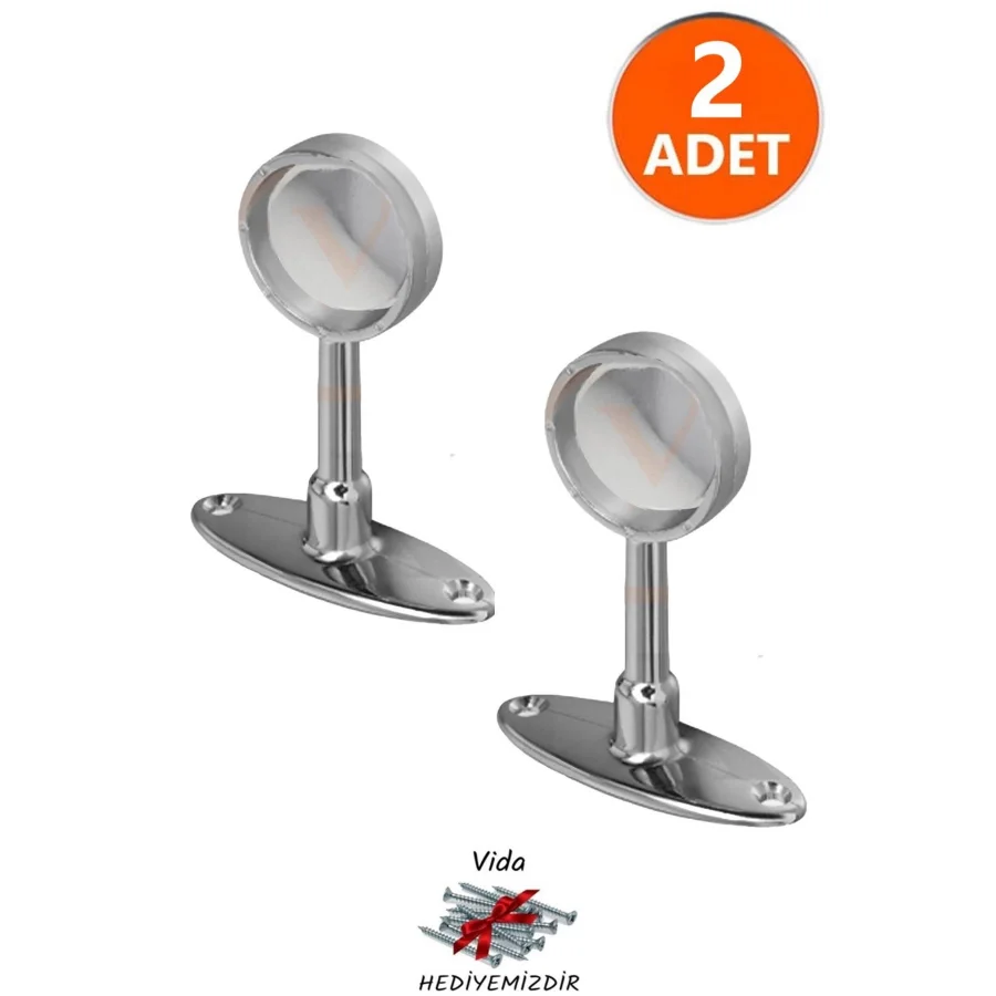 Ayaklı Yuvarlak Flanş Kapalı Askılık Boru Tutucu