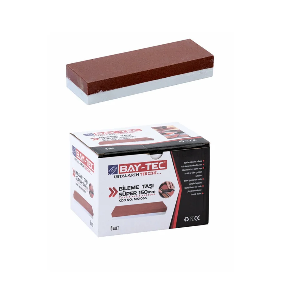 Bay-Tec MK1065 Bileme Taşı Süper 150mm Paket 8 Adet