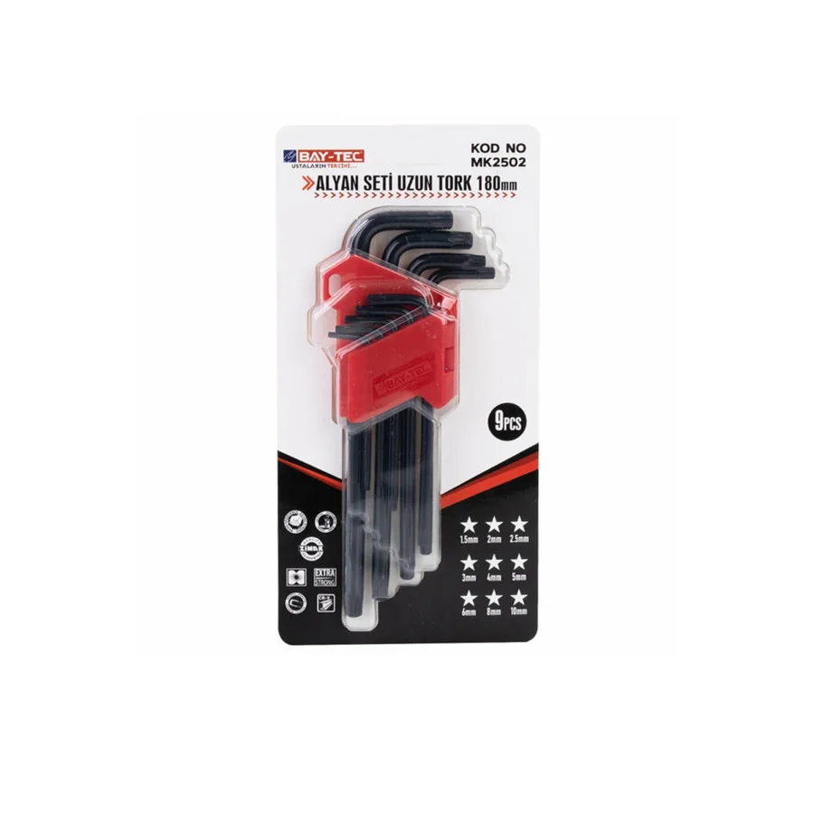 Bay-Tec MK2502 Alyan Seti Uzun Tork 180mm