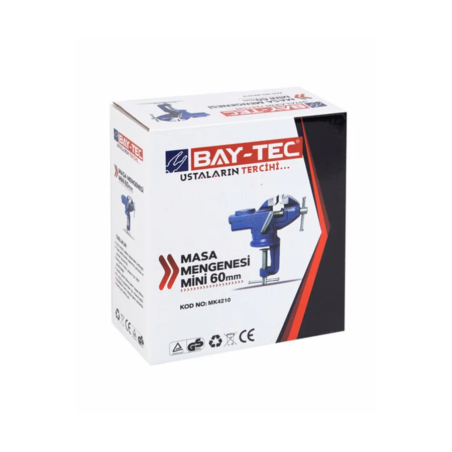 Bay-Tec MK4210 Dönerli Mini Masa Mengenesi 60 Mm