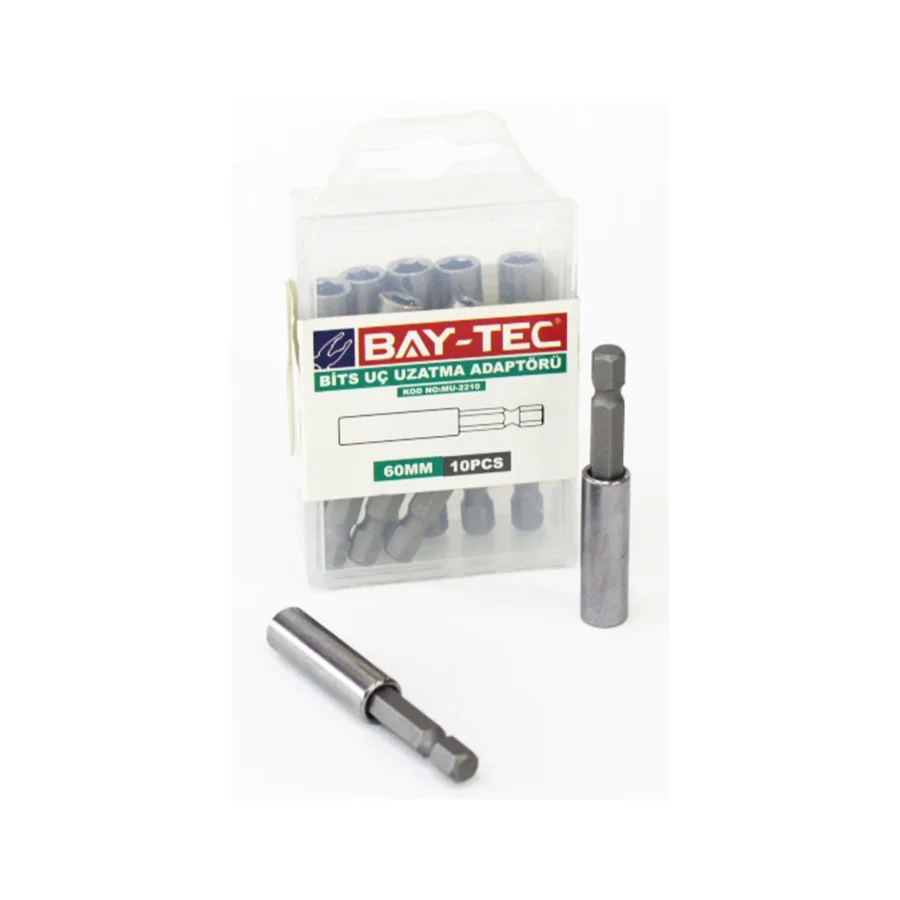 Bay-Tec MU2210 Bits Uç Uzatma Adaptörü 60mm Paket 10 Adet