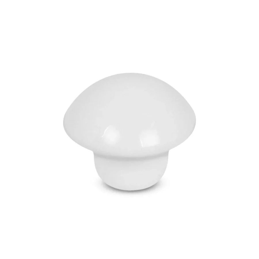 Beyaz Mantar Düğme Metal Kulp Mobilya Dolap Kapak Çekmece Kulpu