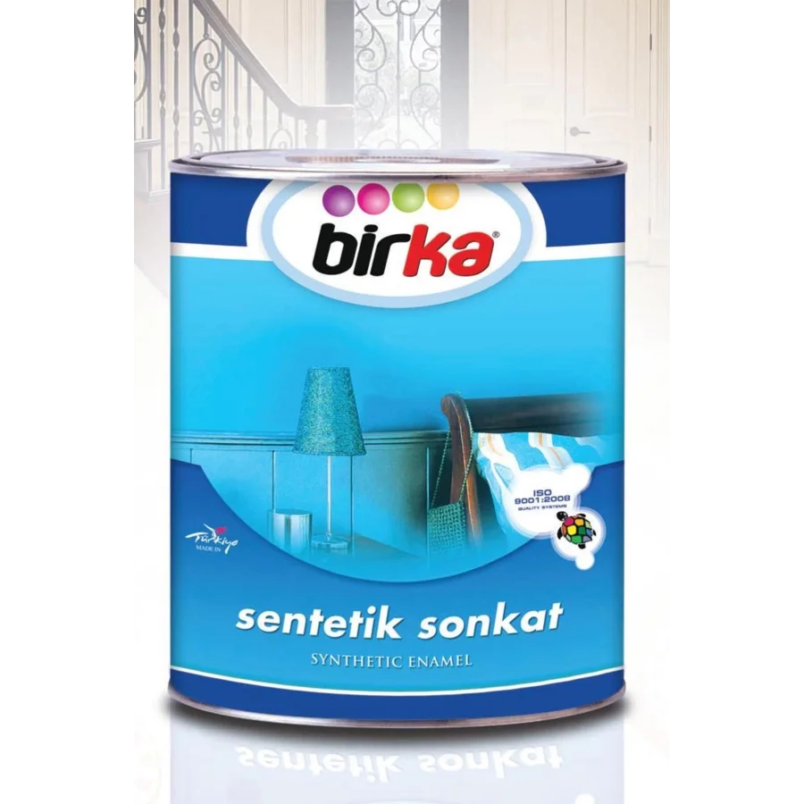 Birka Kırmızı Parlak Sentetik Yağlı Boya 2.7 Kg