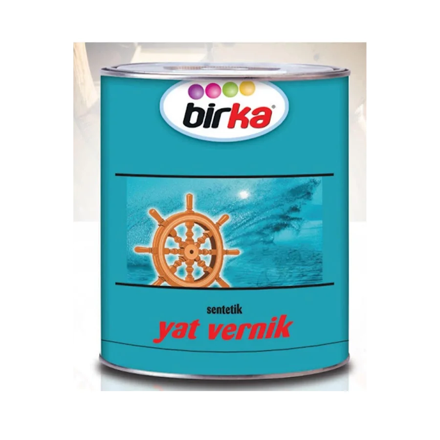 Birka Sentetik Yat Verniği Şeffaf Vernik 0,375 Lt