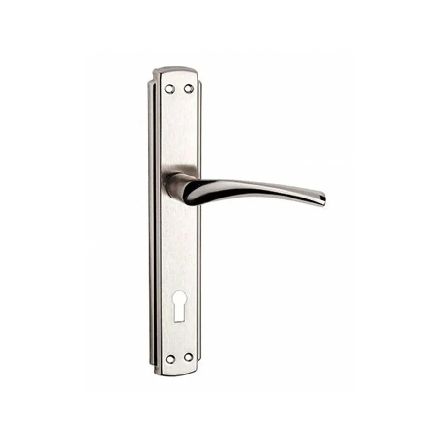 Bravo Nikel Saten Aynalı Yale Kapı Kolu Takım