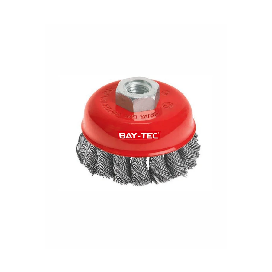 Burgulu Çanak Fırça Zımpara 100mm