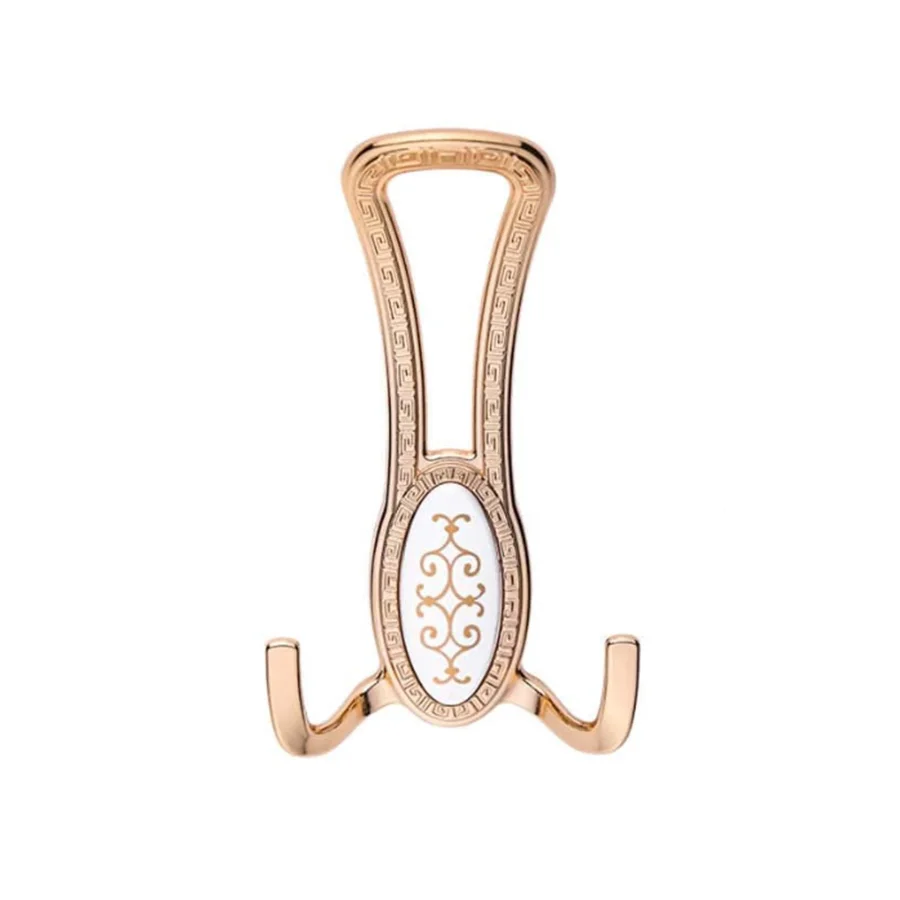 Büyük Seçil Altın Askı Yaldız Desenli Elbise Askısı Gold