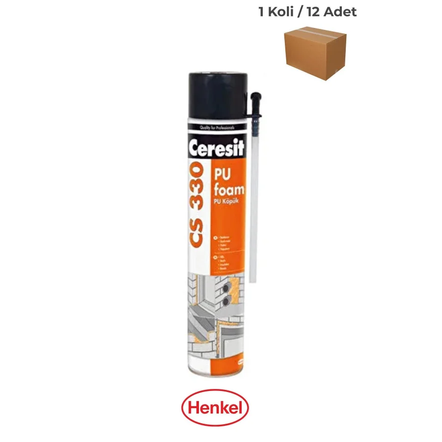 Ceresit CS 330 Poliüretan Köpük 615 Gr Koli 12 Adet