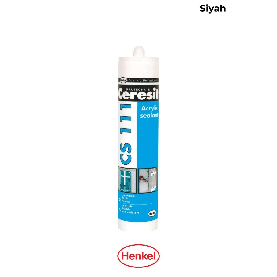Ceresit CS111 Akrilik Silikonize Mastik Siyah 240ml